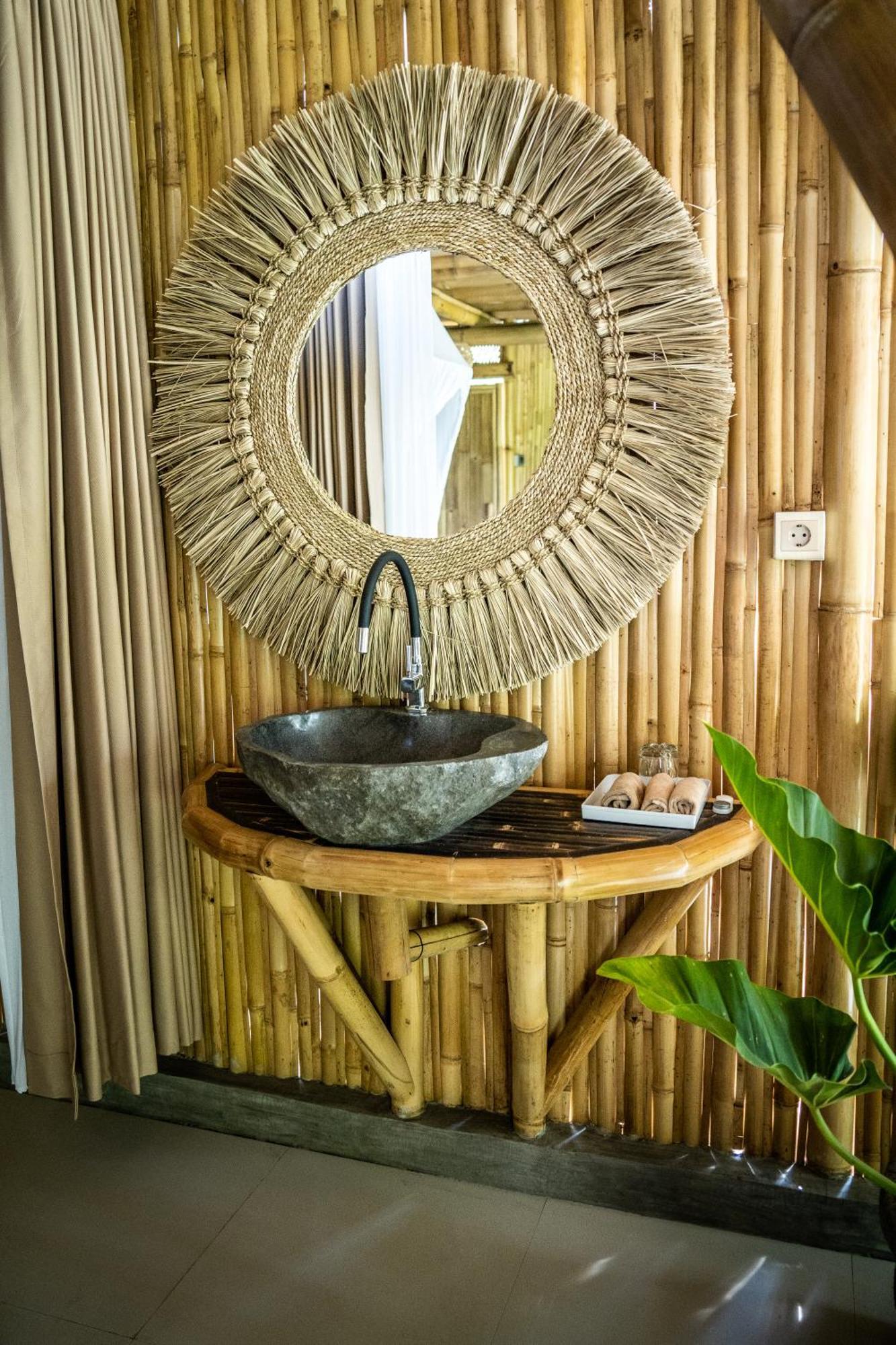 Villa Eco Bamboo Island Bali - Bamboo House #3 Selat Exterior foto