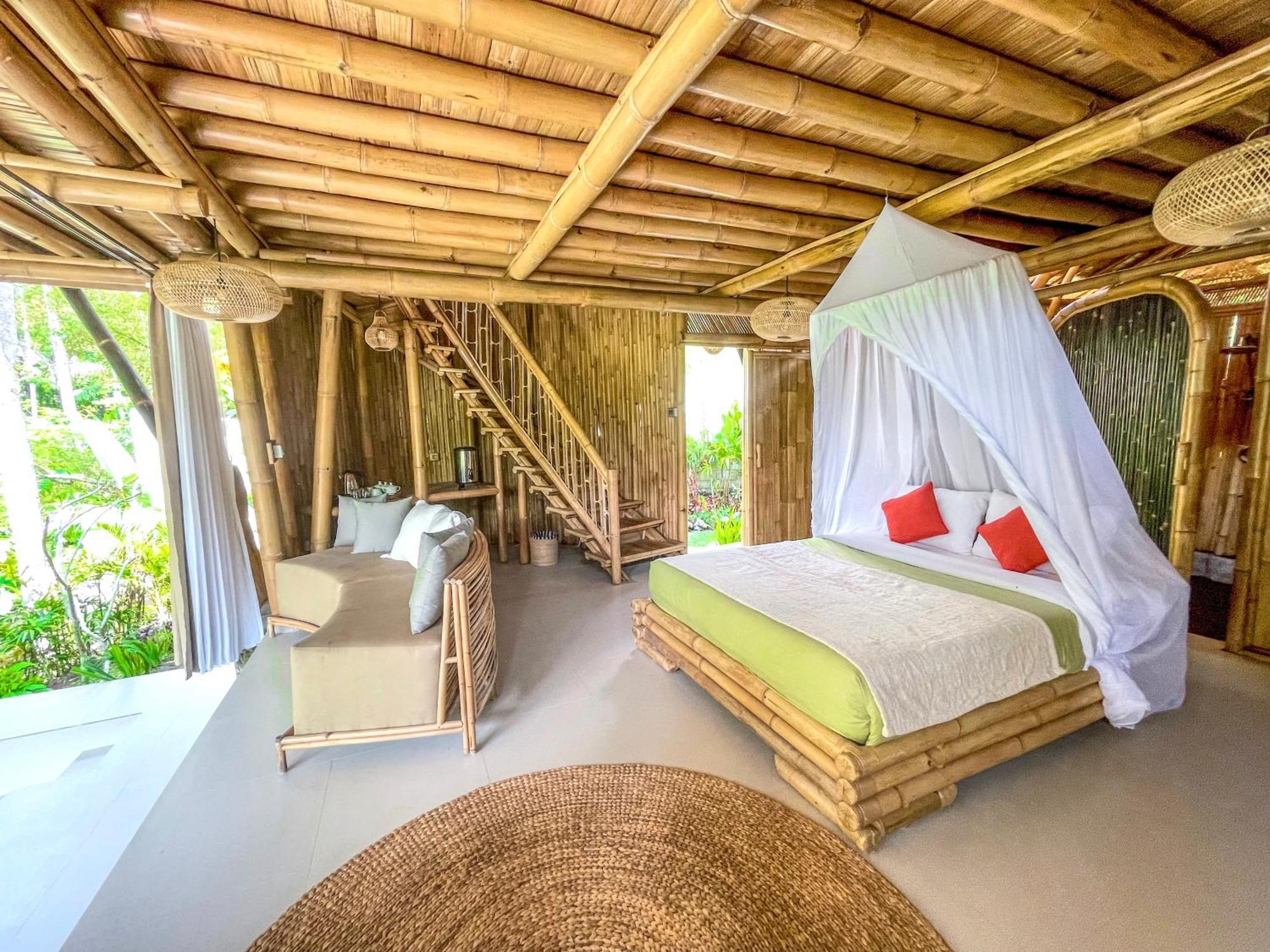 Villa Eco Bamboo Island Bali - Bamboo House #3 Selat Exterior foto
